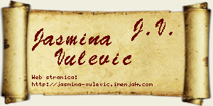 Jasmina Vulević vizit kartica